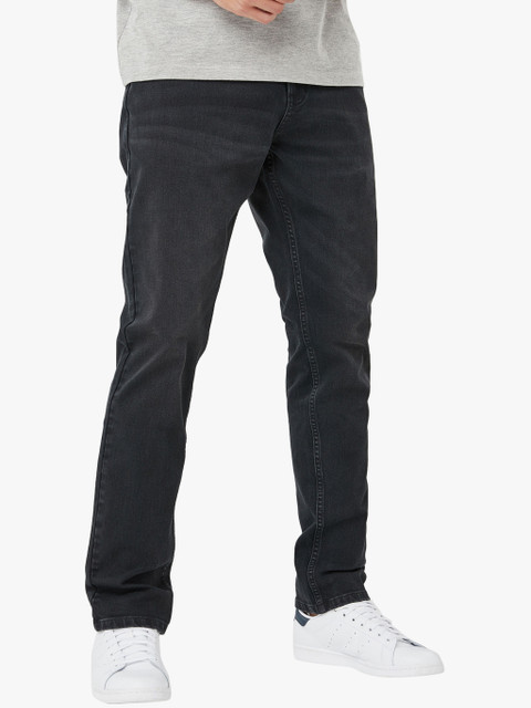 

next Black Regular Fit Mid-Rise Clean Look Jeans