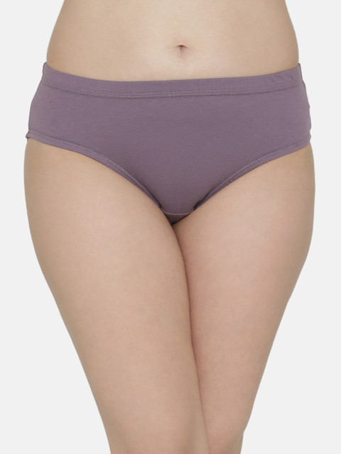 

Clovia Women Mauve Solid Briefs PN2508P12XL