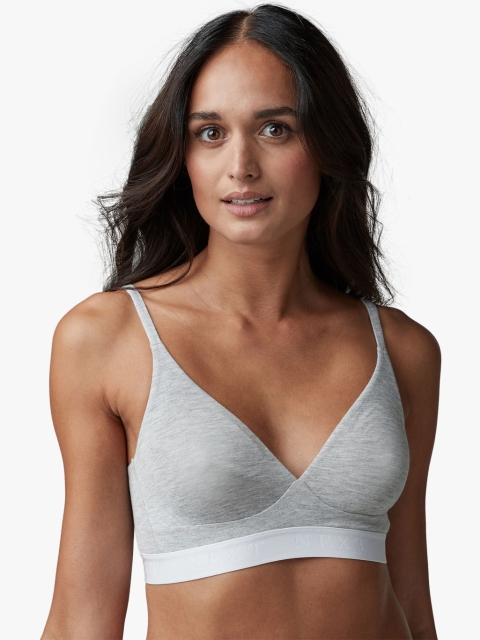 

next Grey Self Design Underwired Lightly Padded T-shirt Bra 5057823426482