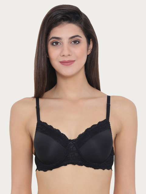 

Clovia Padded Underwired Multiway T-Shirt Bra, Black
