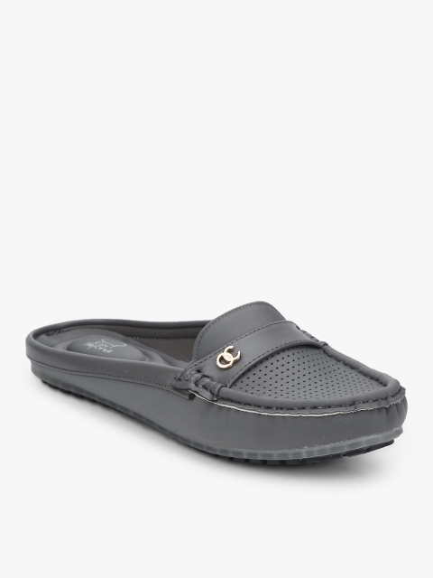 

KetImporta Women Charcoal Grey Loafers