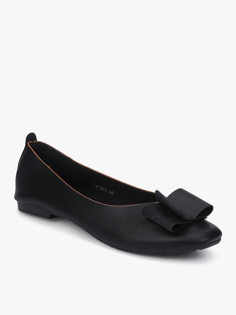 

KetImporta Women Black Solid Synthetic Ballerinas