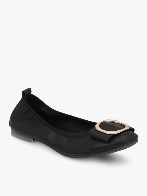

KetImporta Women Black Solid Synthetic Ballerinas