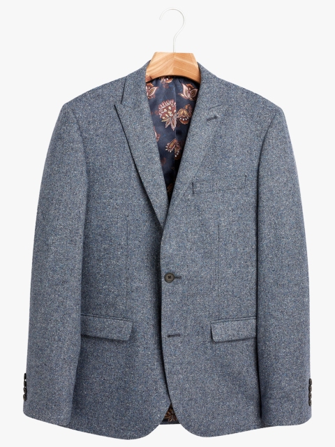 

next Men Blue Solid Blazer