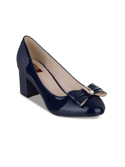 

SHUZ TOUCH Women Blue Solid Pumps