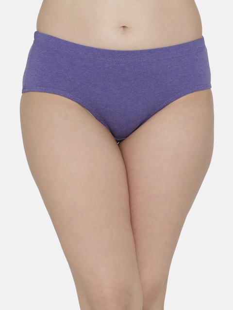 

Clovia Women Purple Solid Briefs PN2800P12XL