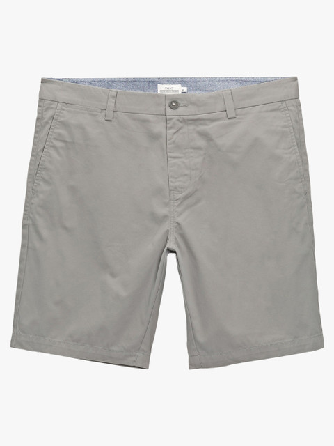 

next Men Grey Solid Regular Fit Regular Shorts