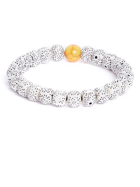 

Alvaro Castagnino White Ceramic Elasticated Bracelet
