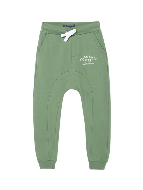 

Allen Solly Junior Boys Olive Green Regular Fit Solid Joggers