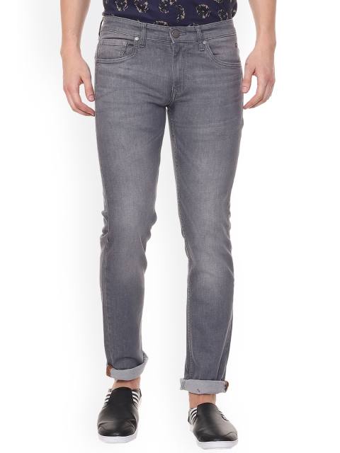 

Louis Philippe Jeans Men Grey Slim Fit Mid-Rise Clean Look Stretchable Jeans