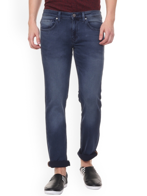 

Louis Philippe Jeans Men Blue Slim Fit Mid-Rise Clean Look Jeans