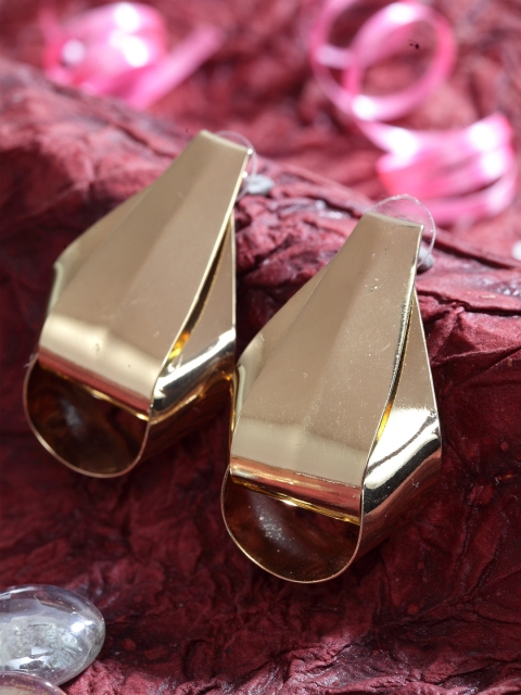 

SASSAFRAS Gold-Plated Contemporary Studs