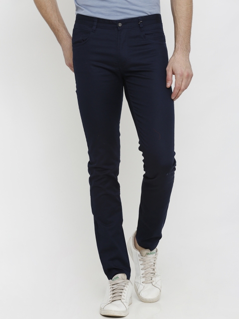 

Rex Straut Jeans Men Blue Slim Fit Solid Regular Trousers
