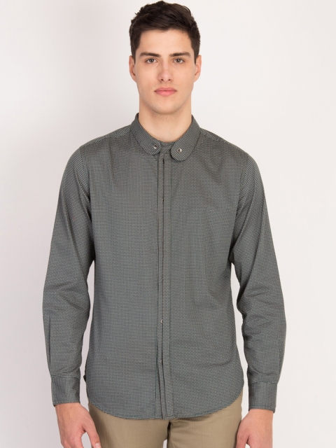 

LA LOFT Men Green Regular Fit Printed Casual Shirt