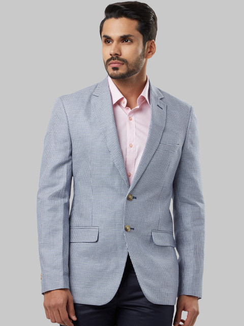 

Raymond Men Blue Single-breasted blazer