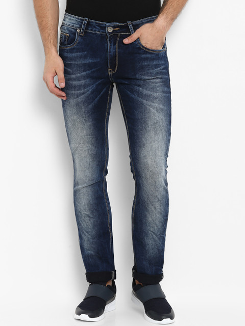 

Mufti Men Blue Slim Fit Mid-Rise Clean Look Stretchable Jeans