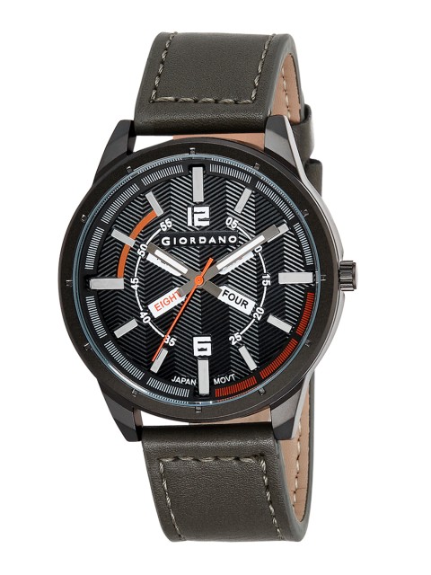

GIORDANO Men Black Analogue Watch C1153-02