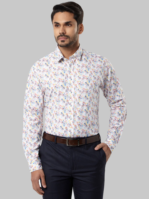 

Raymond Men Multicoloured Slim Fit Printed Formal Shirt, Multi