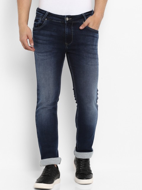 

Mufti Men Blue Slim Fit Mid-Rise Clean Look Stretchable Jeans