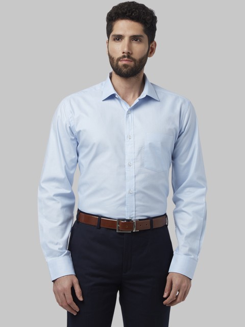 

Park Avenue Men Blue Regular Fit Solid Formal Shirt