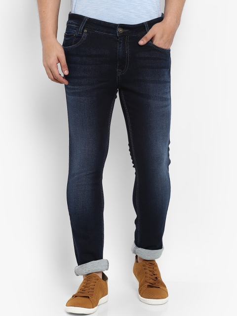 

Mufti Men Blue Skinny Fit Mid-Rise Clean Look Stretchable Jeans