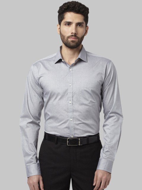 

Park Avenue Men Grey Slim Fit Solid Formal Shirt