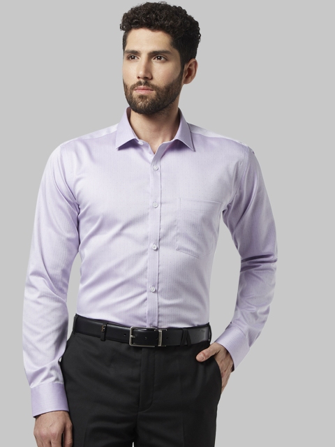 

Park Avenue Men Purple Slim Fit Self Design Formal Shirt