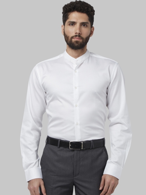 

Park Avenue Men White Slim Fit Solid Formal Shirt
