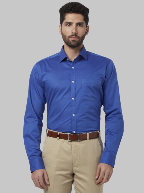 

Park Avenue Men Blue Slim Fit Solid Formal Shirt
