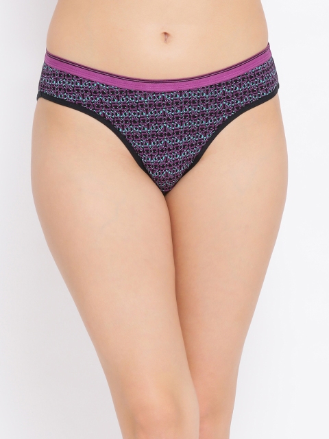 

Clovia Women Black Printed Bikini Briefs PN2913P13