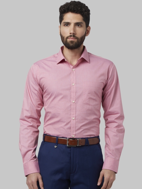 

Park Avenue Men Pink Slim Fit Solid Formal Shirt