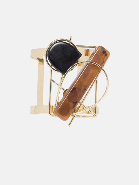 

Mali Fionna Brown Alloy Cuff Bracelet