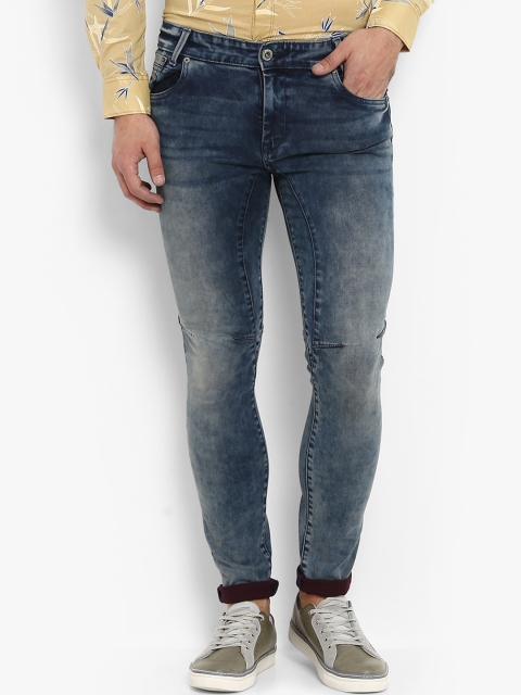 

Mufti Men Blue Slim Fit Mid-Rise Clean Look Stretchable Jeans