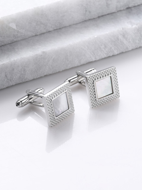 

Tistabene Silver-Toned Square Cufflinks