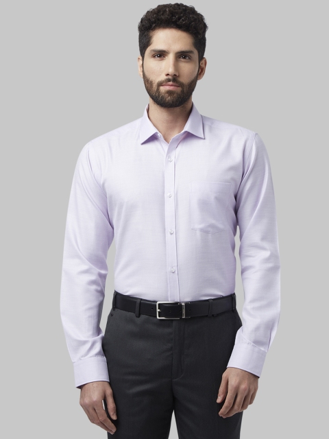 

Park Avenue Men Purple Slim Fit Self Design Formal Shirt