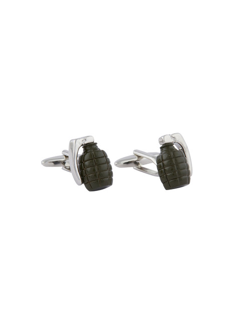 

shaze Olive Green Quirky Cufflinks