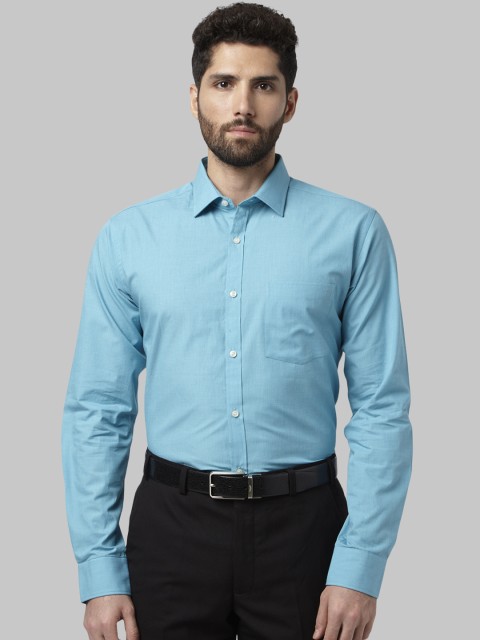 

Park Avenue Men Blue Slim Fit Solid Formal Shirt