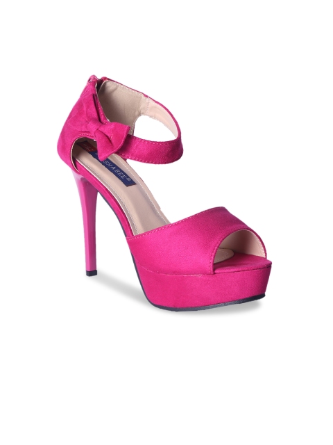 

MSC Women Pink Solid Heels