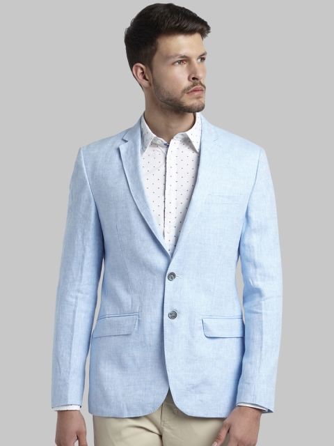 

Parx Men Blue Single Breasted Blazer