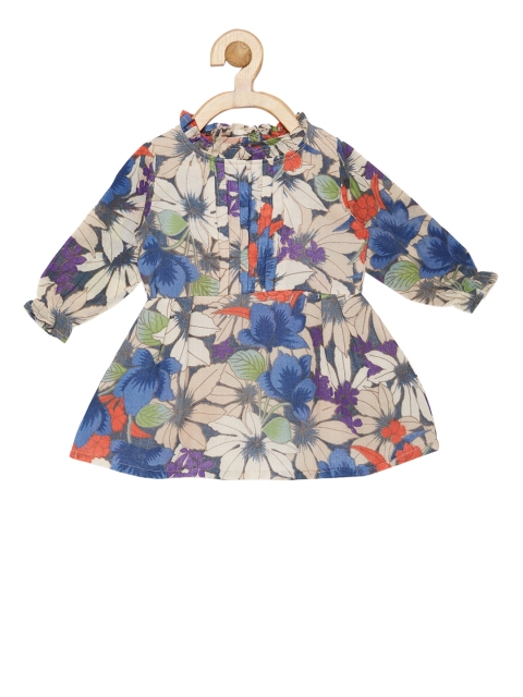 

Fairies Forever Girls Multicoloured Printed Fit and Flare Dress, Multi