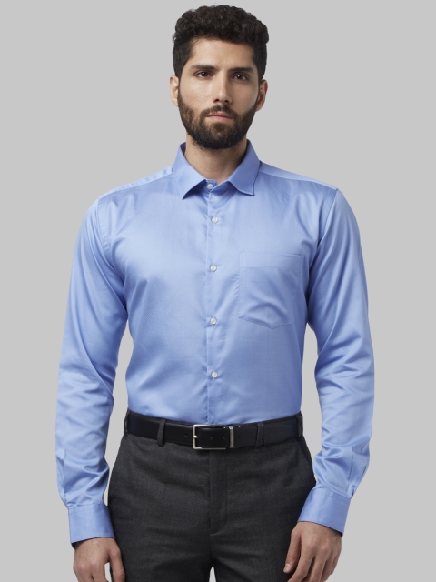 

Park Avenue Men Blue Slim Fit Solid Formal Shirt