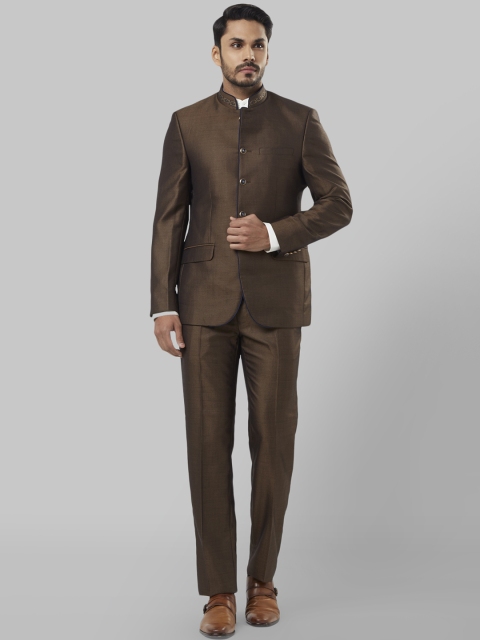 

Raymond Brown Regular Fit Bandhgala Suit