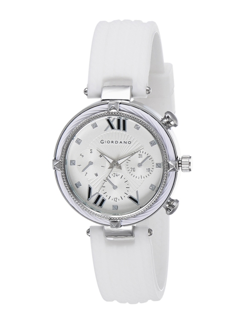 

GIORDANO Women White Analogue Watch C2121-01