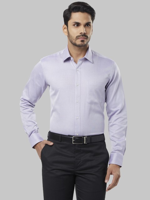 

Raymond Men Purple Regular Fit Solid Formal Shirt