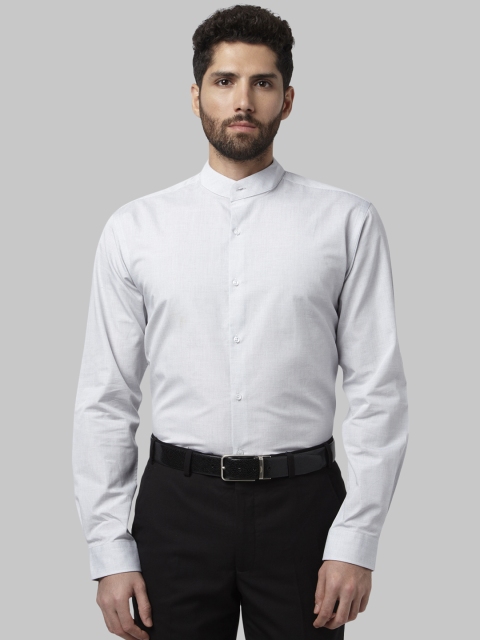 

Park Avenue Men Grey Slim Fit Solid Formal Shirt