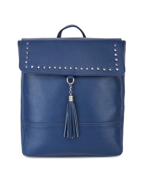 

Purseus Women Blue Solid Backpack