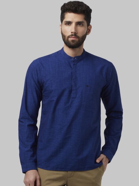 

Park Avenue Men Blue Slim Fit Solid Casual Shirt