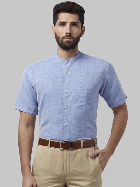 

Park Avenue Men Blue Slim Fit Solid Formal Shirt