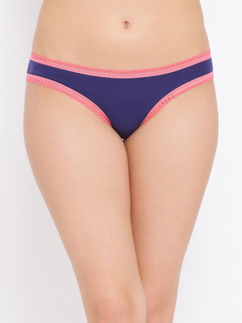 

Clovia Women Blue Solid Bikini Briefs PN2900P08XL