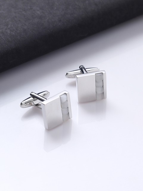 

Tistabene Silver-Toned Square Cufflinks